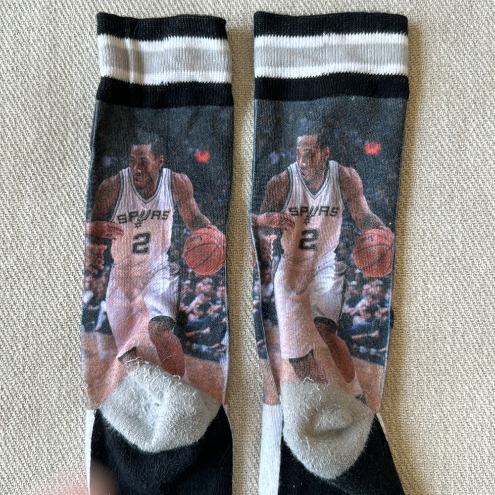 Kawhi Leonard San Antonio Spurs Stance Socks - Picture 6 of 9